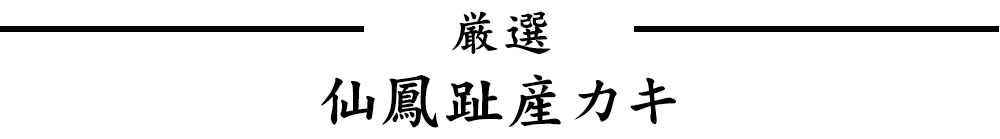 厳選仙鳳趾産カキ